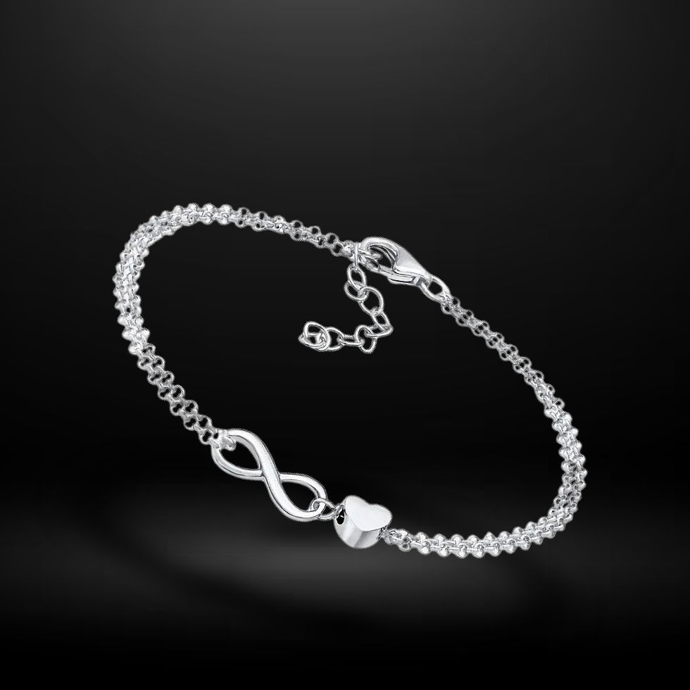 Pulseira Infinito Prata 925 - PU502