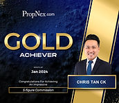 January 2024 GOLD Award of Chris Tan CK