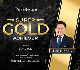 May 2024 SUPER GOLD Award of Chris Tan CK