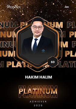 2025 PLATINUM Award of Hakim Halim