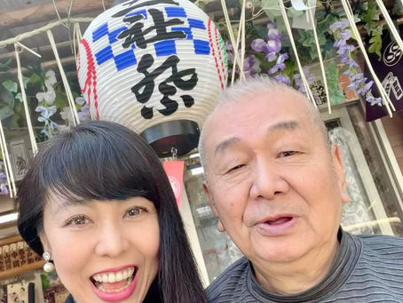 川辺リナさんとツーショット