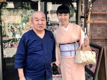 浅草物語 ほうずき市 川辺リナさんとツーショット