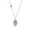 Thumbnail: Turkish Hamsa Evil Eye Necklaces For Women Stainless Steel Gold Color Charm Chok