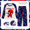 Thumbnail: New Pajamas Boys Girls Pajamas Stitch Clothing Sets Kids Long Sleeve +Pant 2 Pie