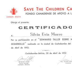 Fortbildung von Silvia Hödtke-Evia bei Kinderschutzorganisation Save the children Canada