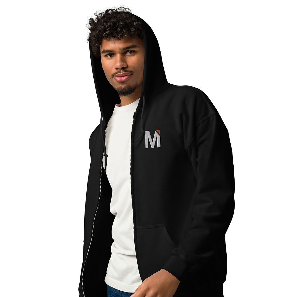 Thumbnail: Maranatha Unisex heavy blend zip-up