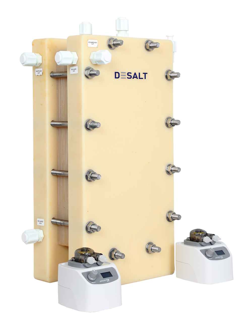 Sodium Chloride Concentration and Desalination Using a Pilot-Scale DESALT® Electrodialysis System: Performance and Energy Efficiency