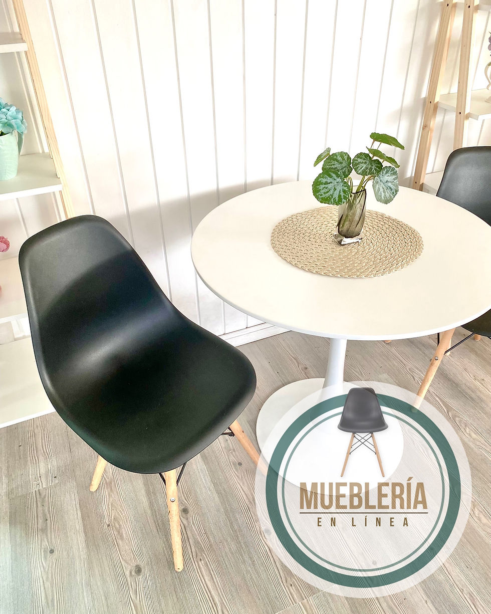 Miniatura: Comedor № 3 Silla estilo EAMES DSW + Mesa Tulip 80/100cm