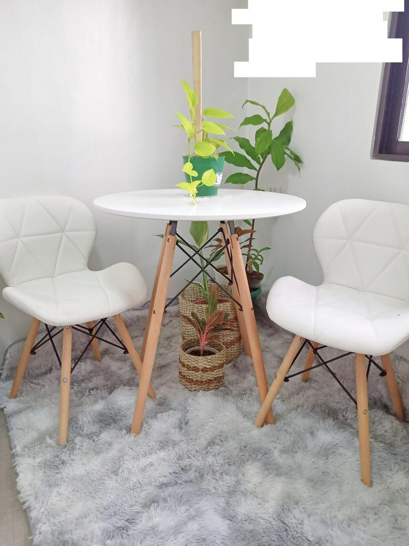 Miniatura: Mesa redonda madera Eames 80cm/100cm/120cm