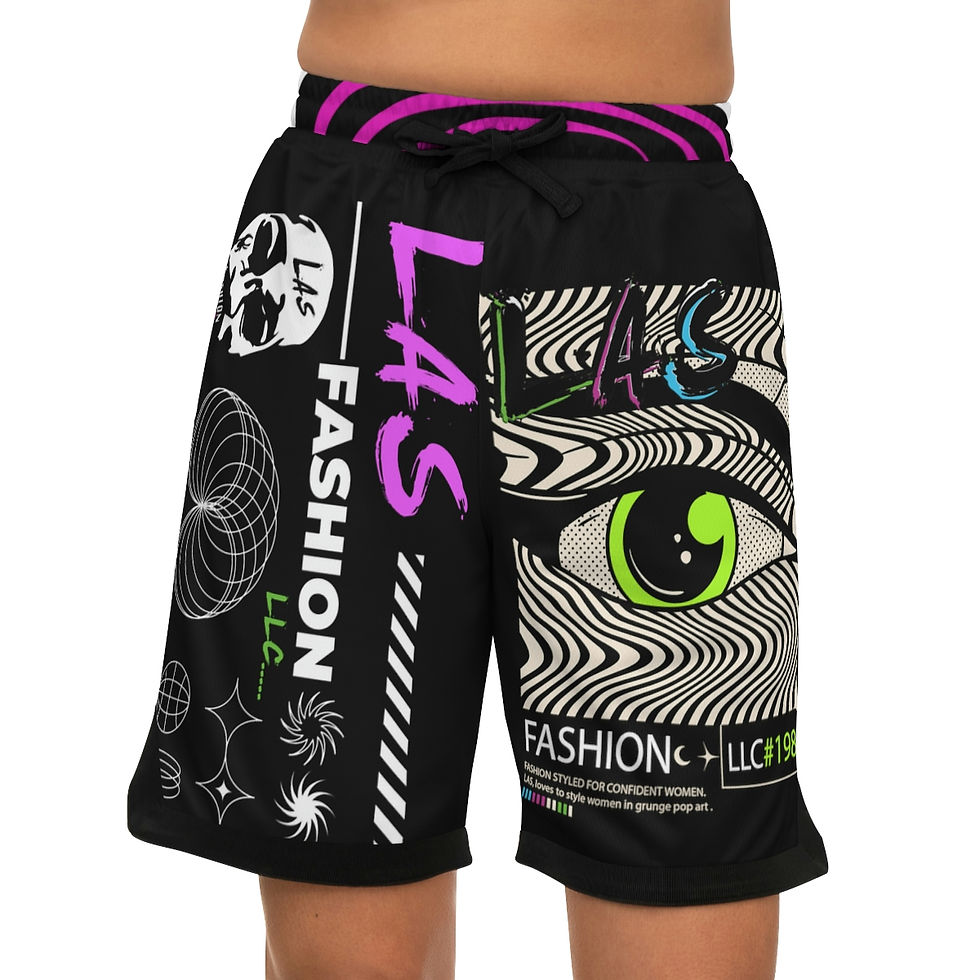 Thumbnail: Basketball Rib Shorts (AOP)
