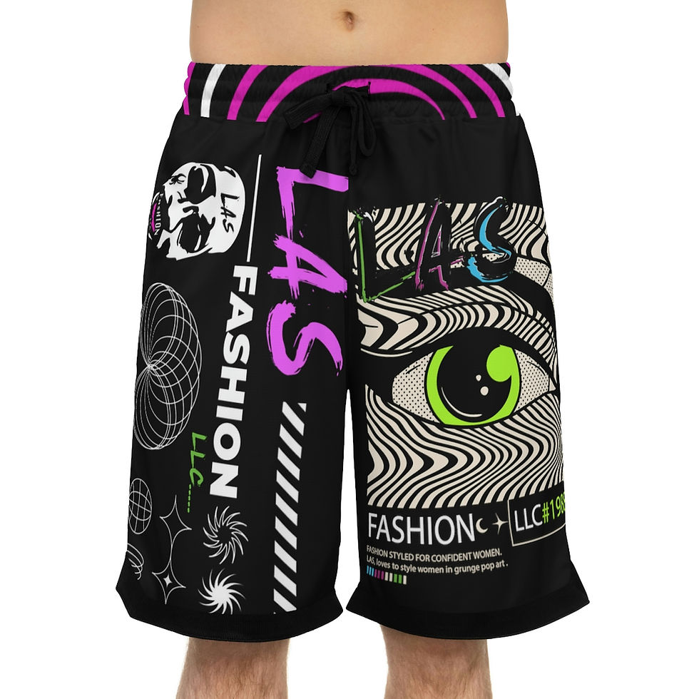Thumbnail: Basketball Rib Shorts (AOP)