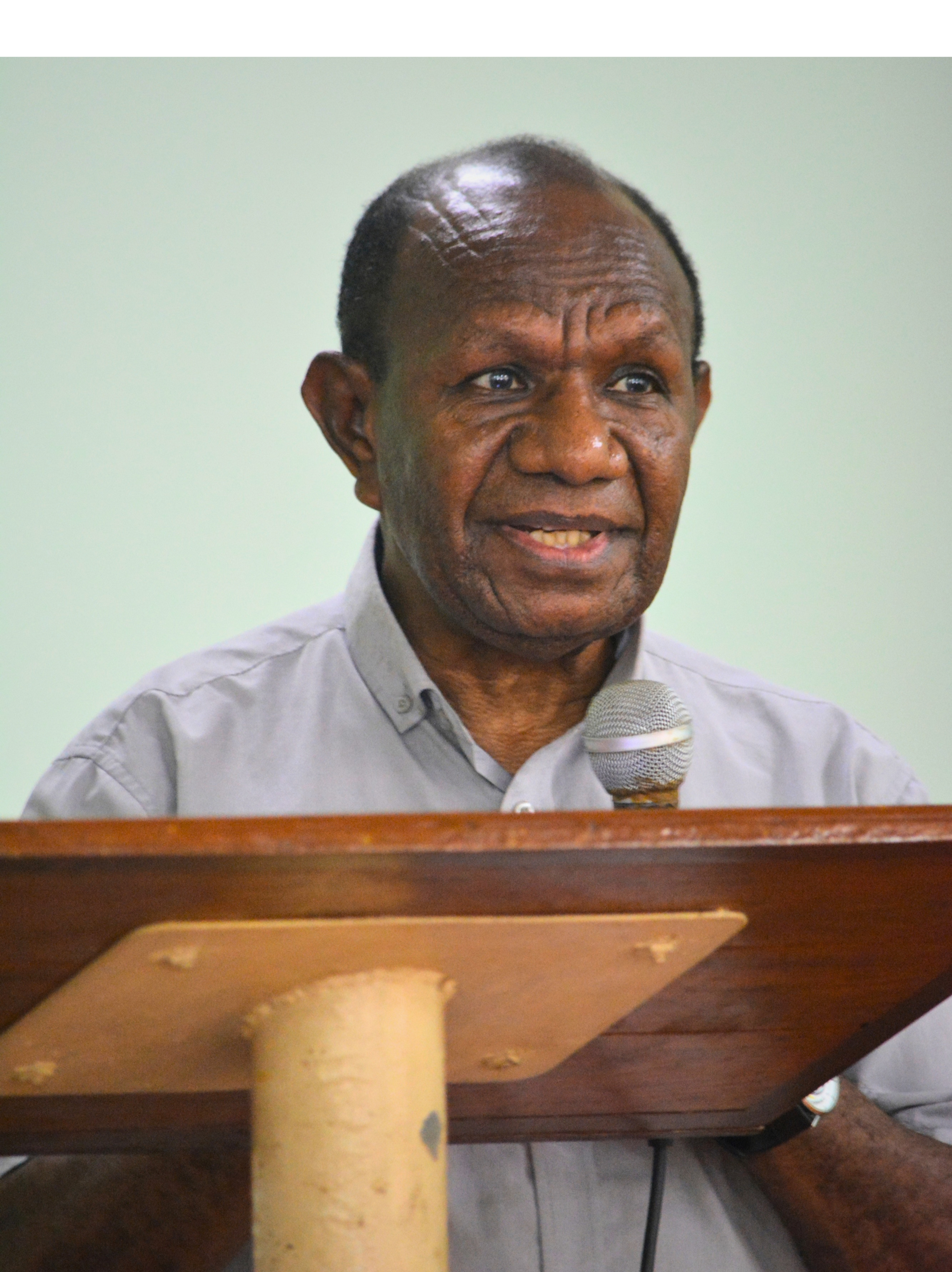 Mr Paul Harricknen, President of the Catholic Professionals Society of Papua New Guinea