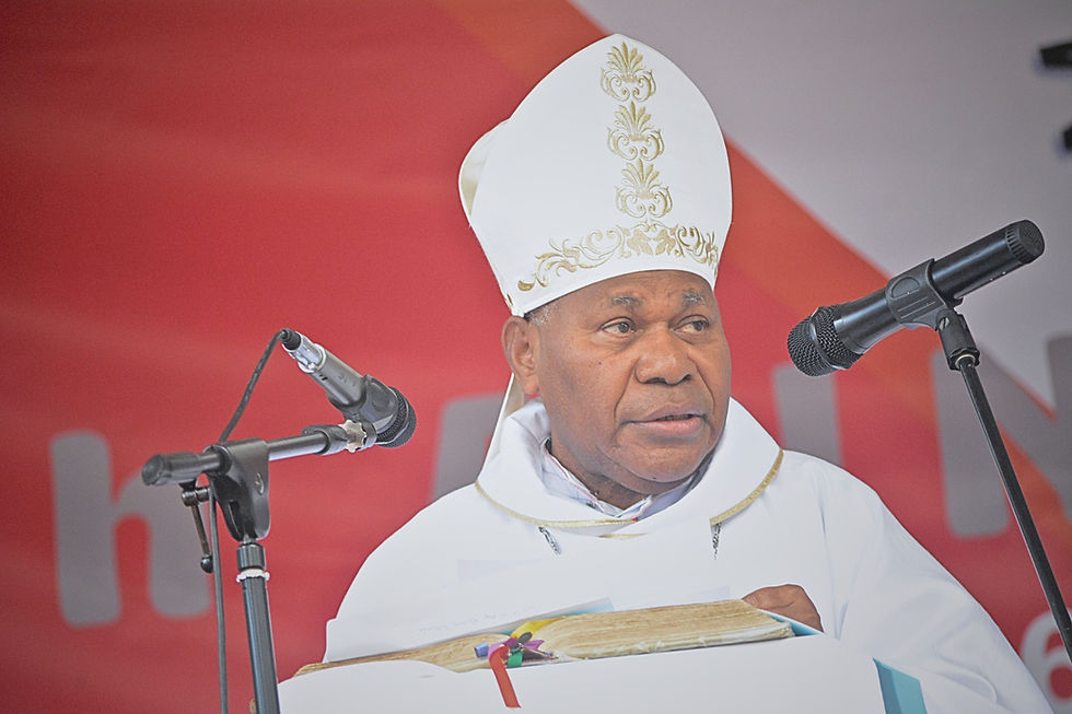 Archbishop Rochus Tatamai leads Jubilee Mass and Eucharistic celebration