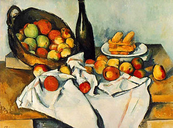 1. STILL. Cezanne, Still Life with Baske