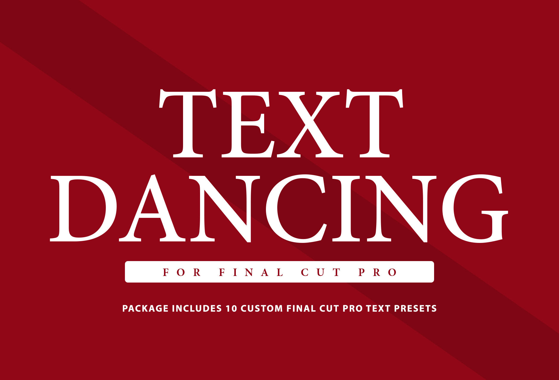 TEXT DANCING Presets Pack