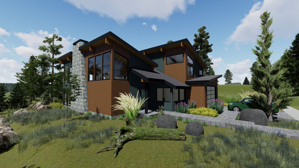 Modern home design, Heartstone Custom Homes North Idaho
