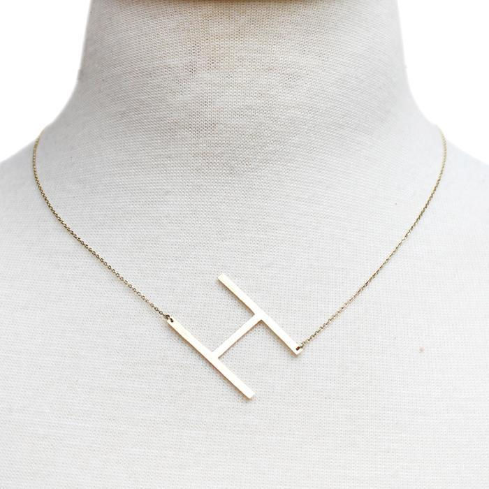 Thumbnail: Monogram Collection Initial Necklace