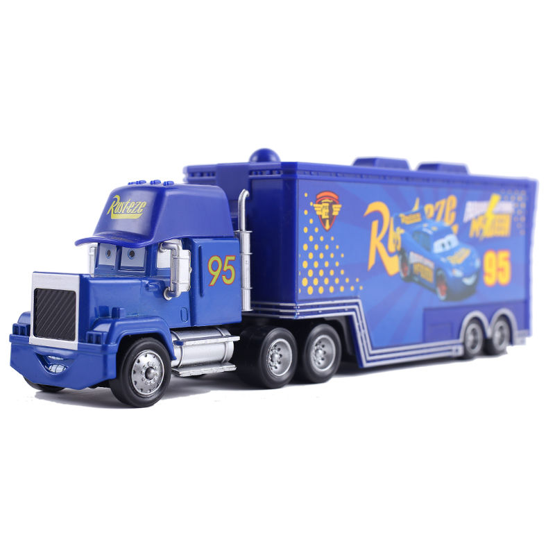 Thumbnail: Cars Disney Pixar 2 3 Toy Mack Lightning McQueen Truck metal Jackson Storm Chick