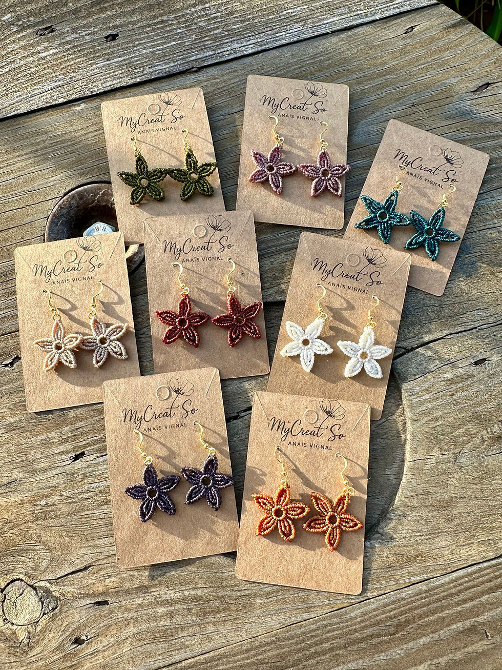 Boucles "Fleurs"