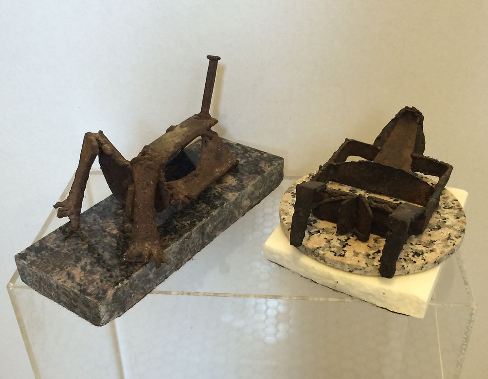 Thumbnail: Max K Elias sculptures (pair): Man in Bathtub and Woman in Bathtub (Spa)