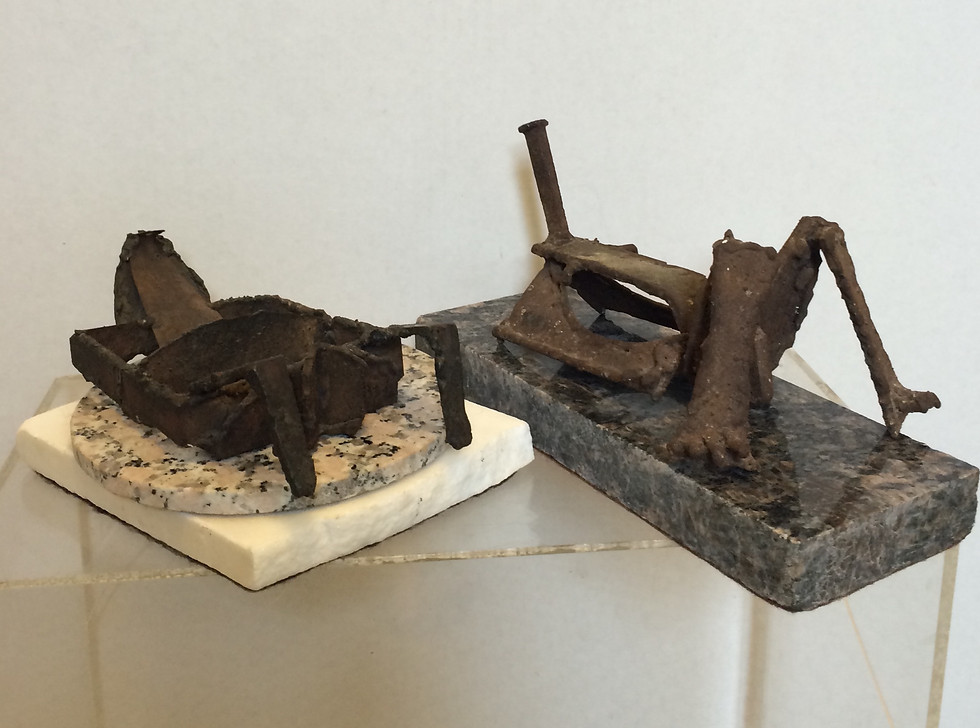 Thumbnail: Max K Elias sculptures (pair): Man in Bathtub and Woman in Bathtub (Spa)