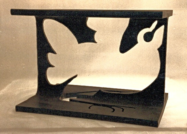 Thumbnail: Max K Elias sculpture:  Anti-Bird Passing Through Steel