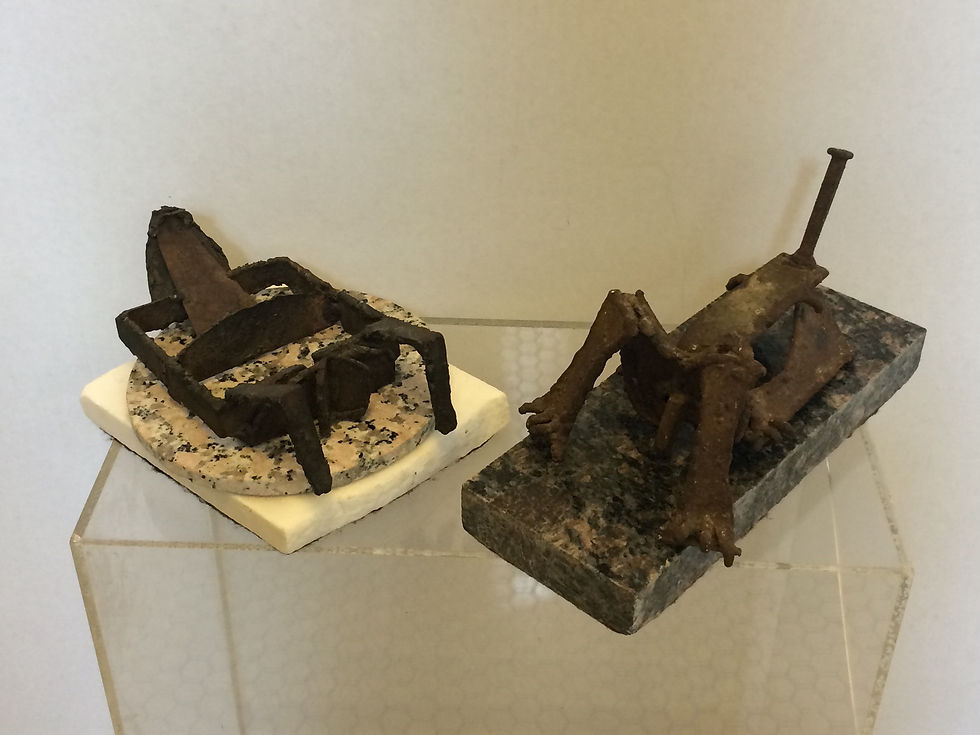 Thumbnail: Max K Elias sculptures (pair): Man in Bathtub and Woman in Bathtub (Spa)