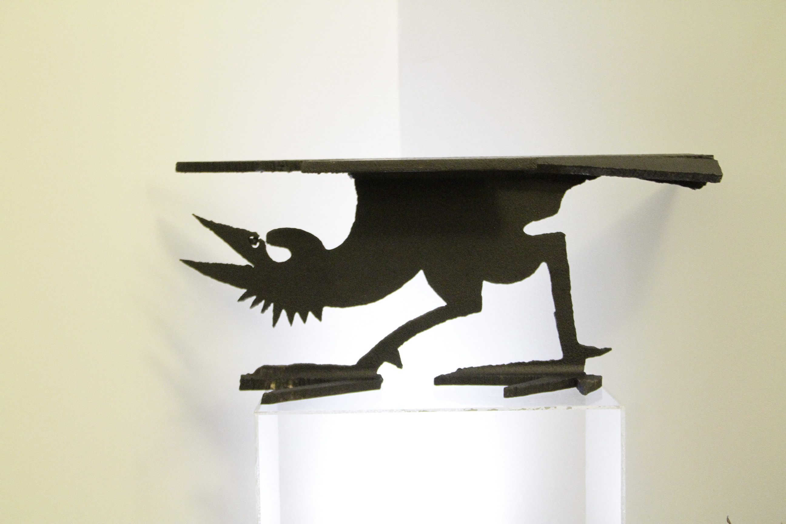 Max K Elias sculpture: Road Runner (aka Angry Bird)