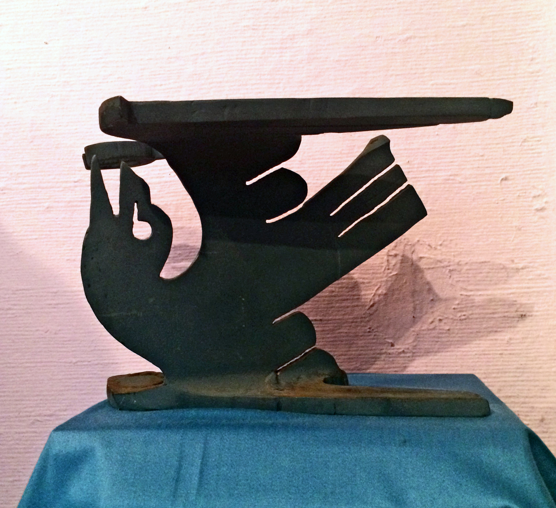 Max K Elias sculpture: Wounded Bird aka Bird With Broken Wing
