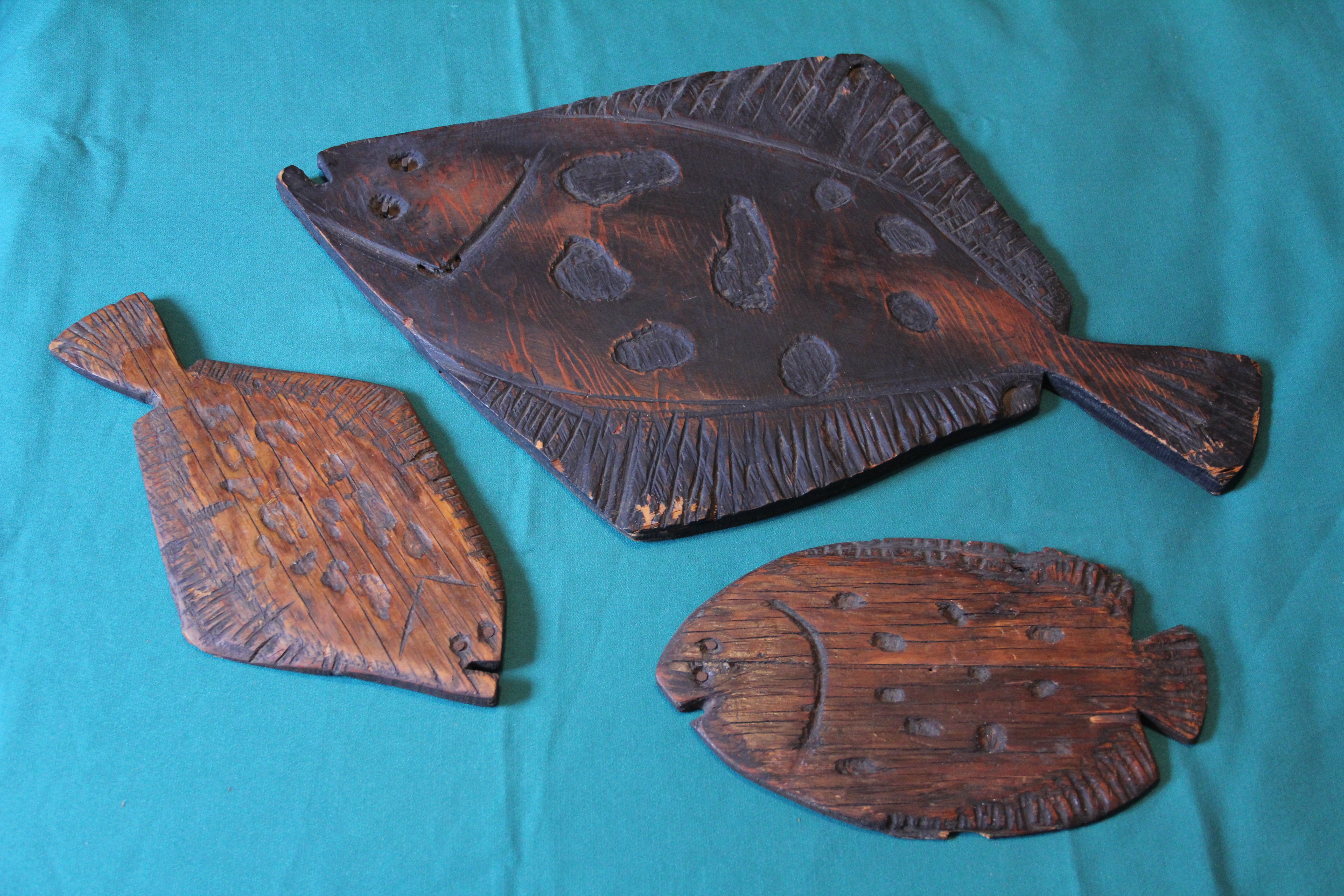 Maxim M Elias sculptures: Flounders