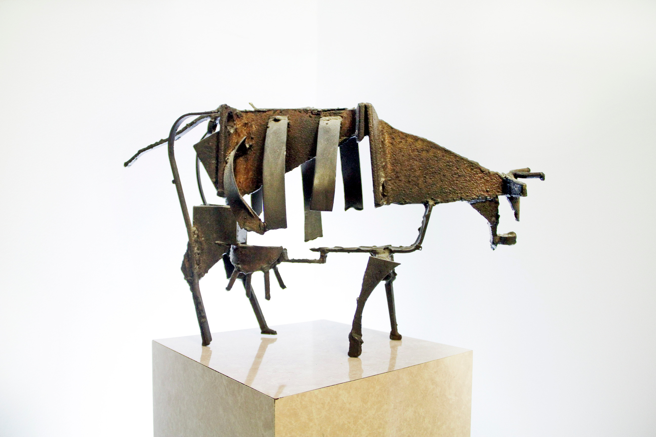 Max K Elias sculpture: The Walking Cow