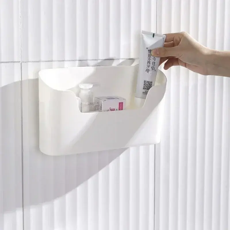 Thumbnail: Kitchen Wall-mounted Adhesive Storage Rack Multifunctional Cabinet Door Storage 