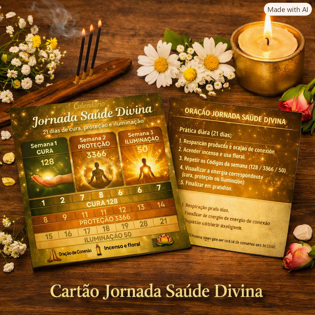 Cartão Jornada Saúde Divina