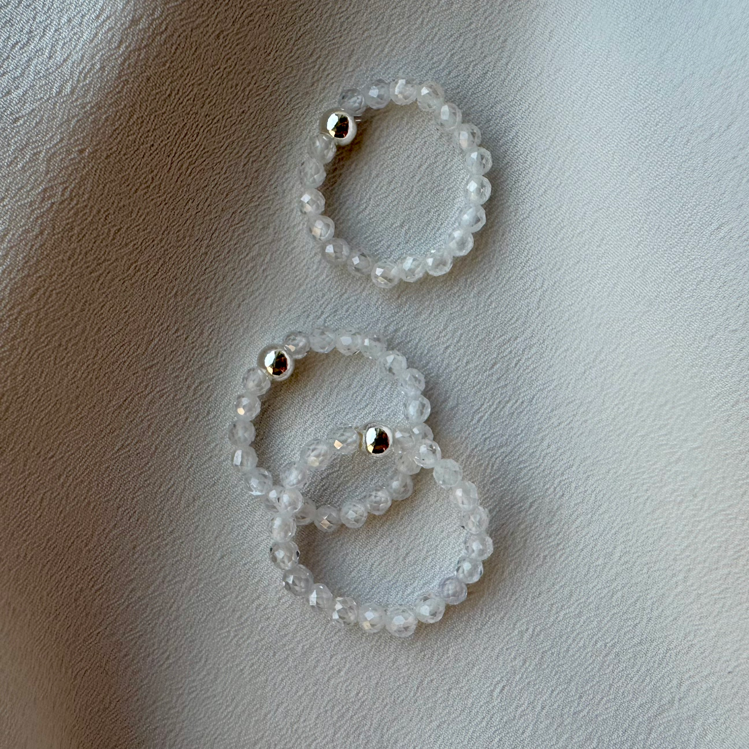 Prsteň Glow - zirkón white