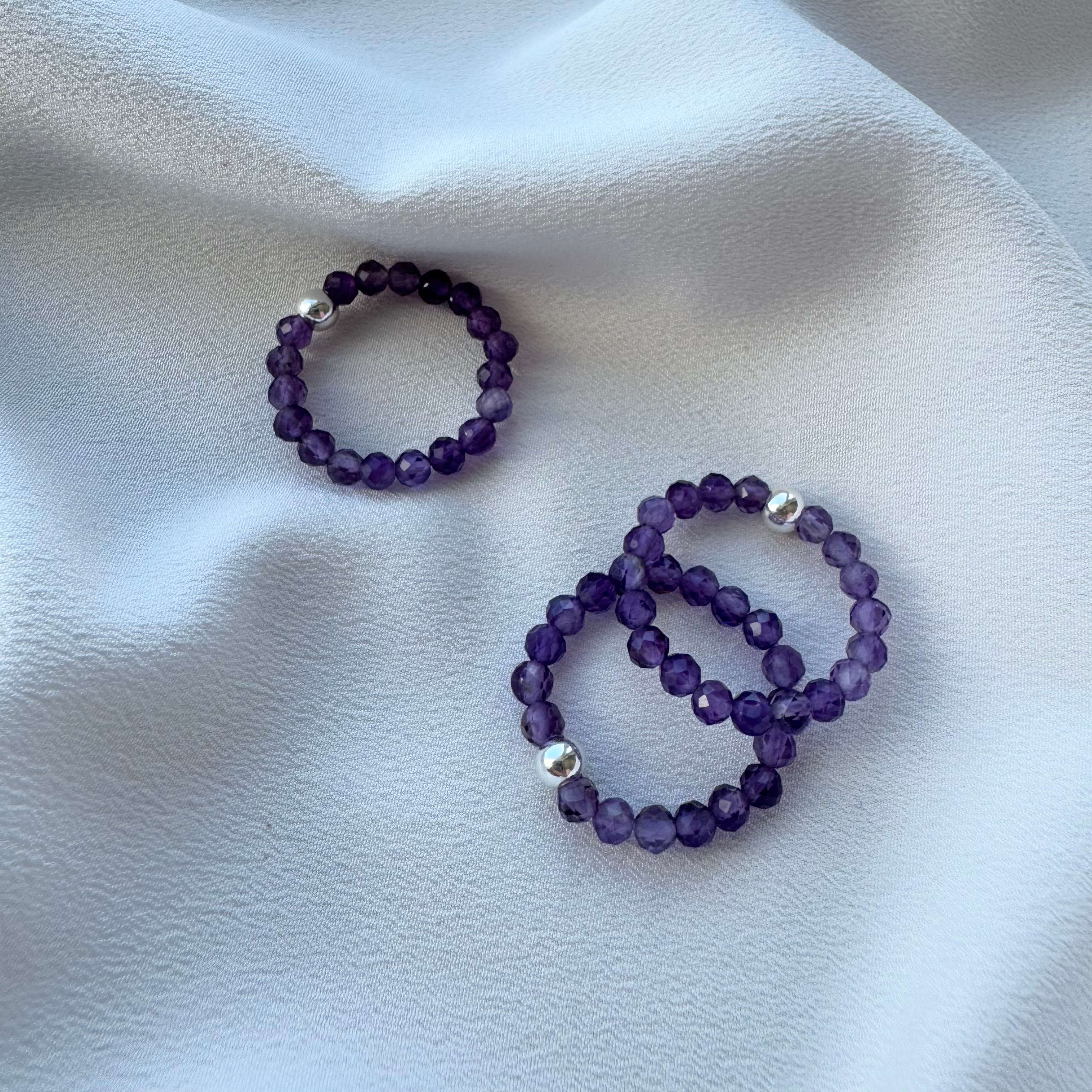 Prsteň Glow - ametyst