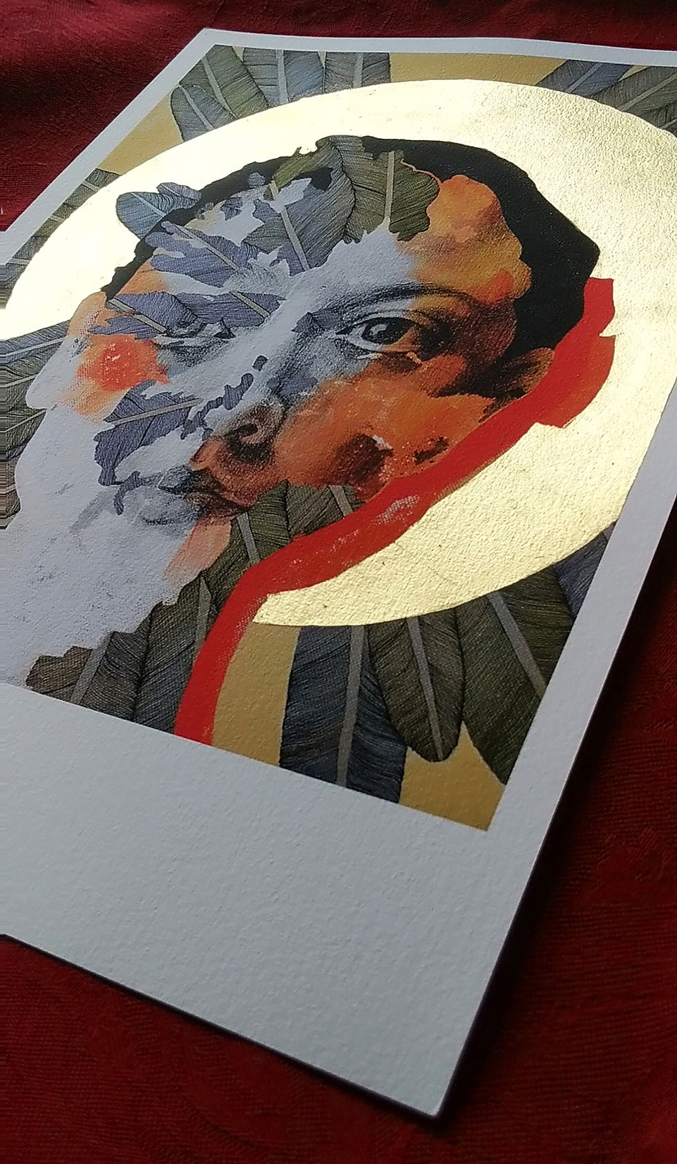 Thumbnail: "Icon I" Hand-gilded print