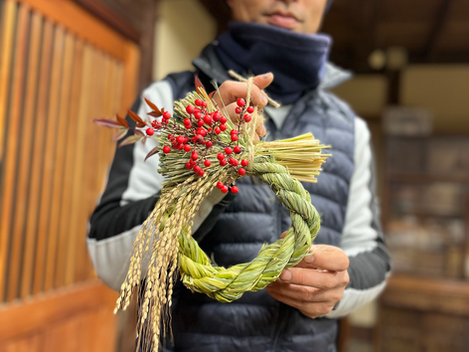 お正月の準備 餅つき&しめ縄作り&鏡もち作り 12月30日開催!