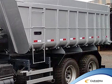 Carmona Implementos | Caçamba Basculante (com pistão frontal)