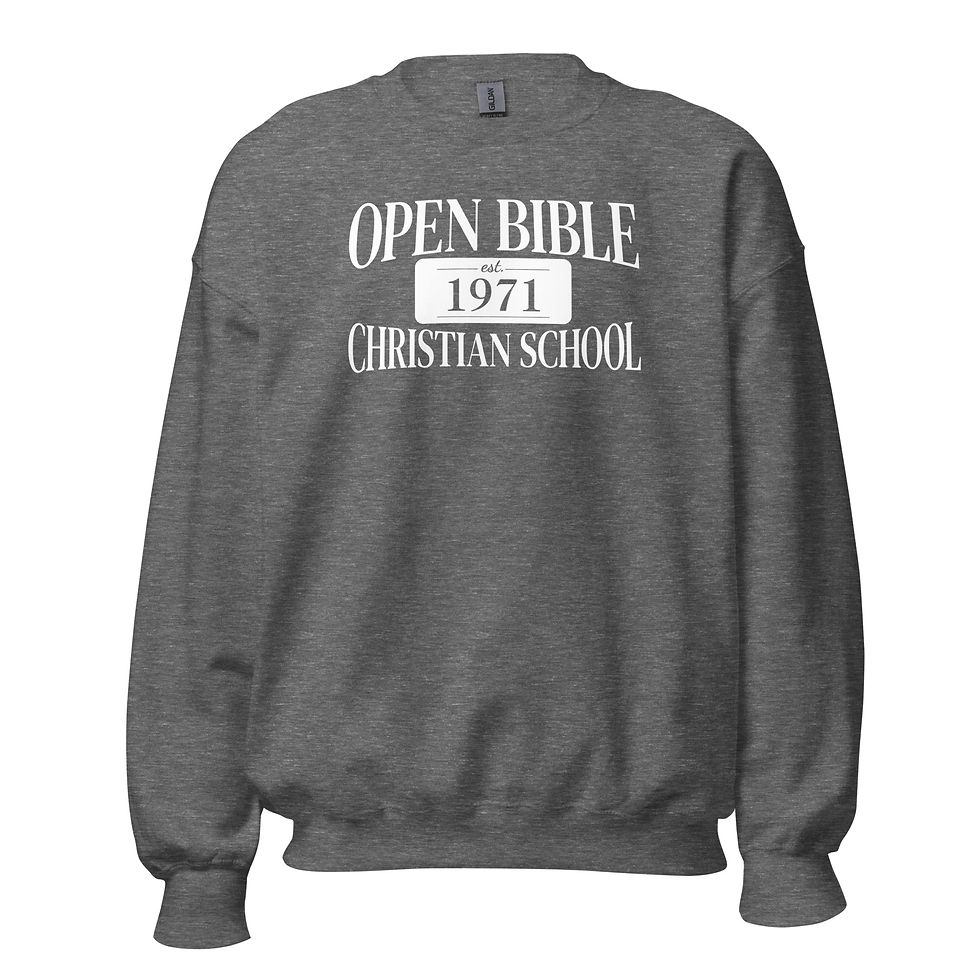 Thumbnail: Unisex Open Bible Sweatshirt