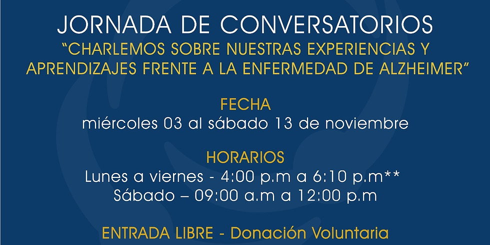 Jornada de Conversatorios - DIA 1