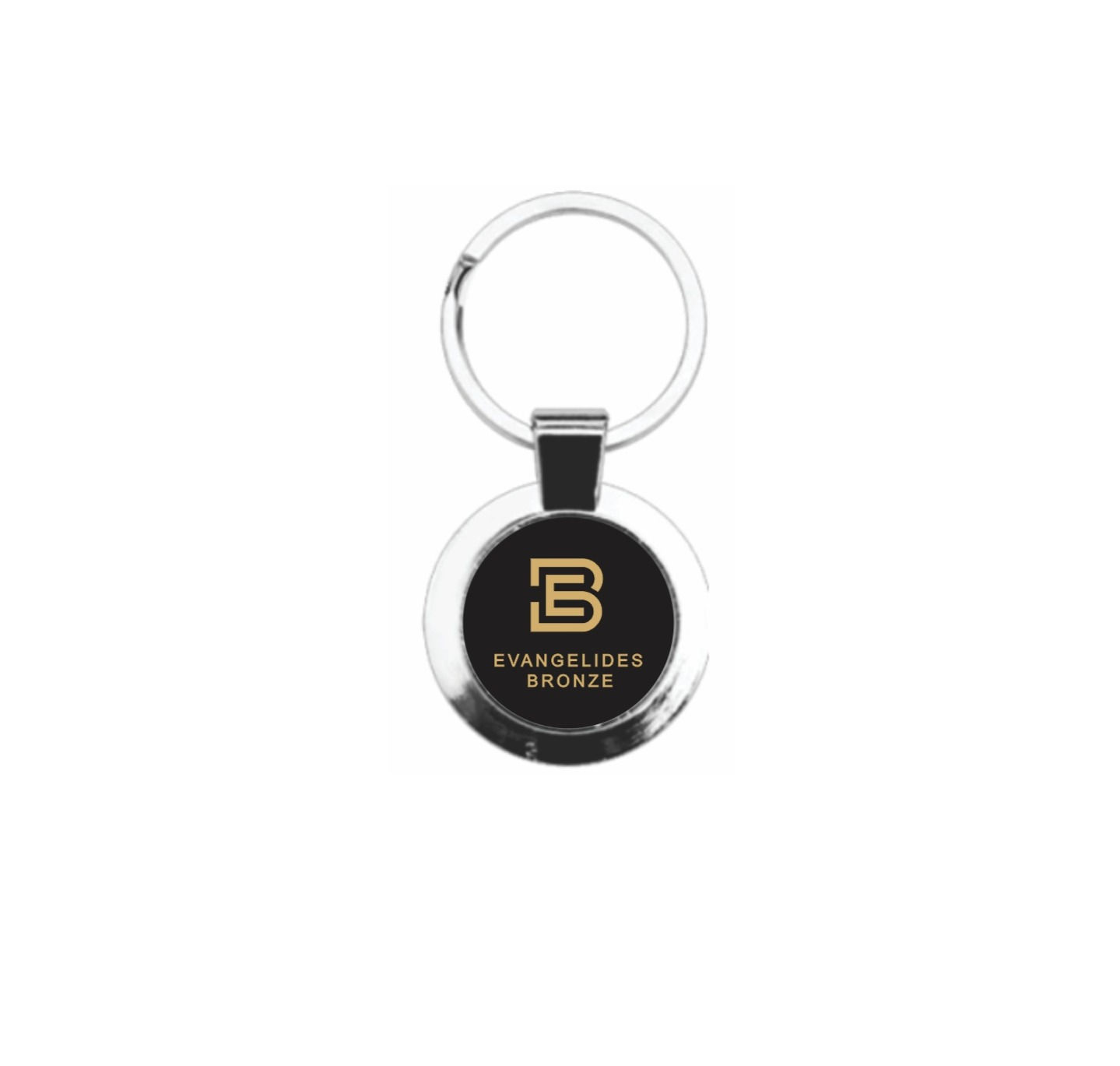 Metal Round Keyring