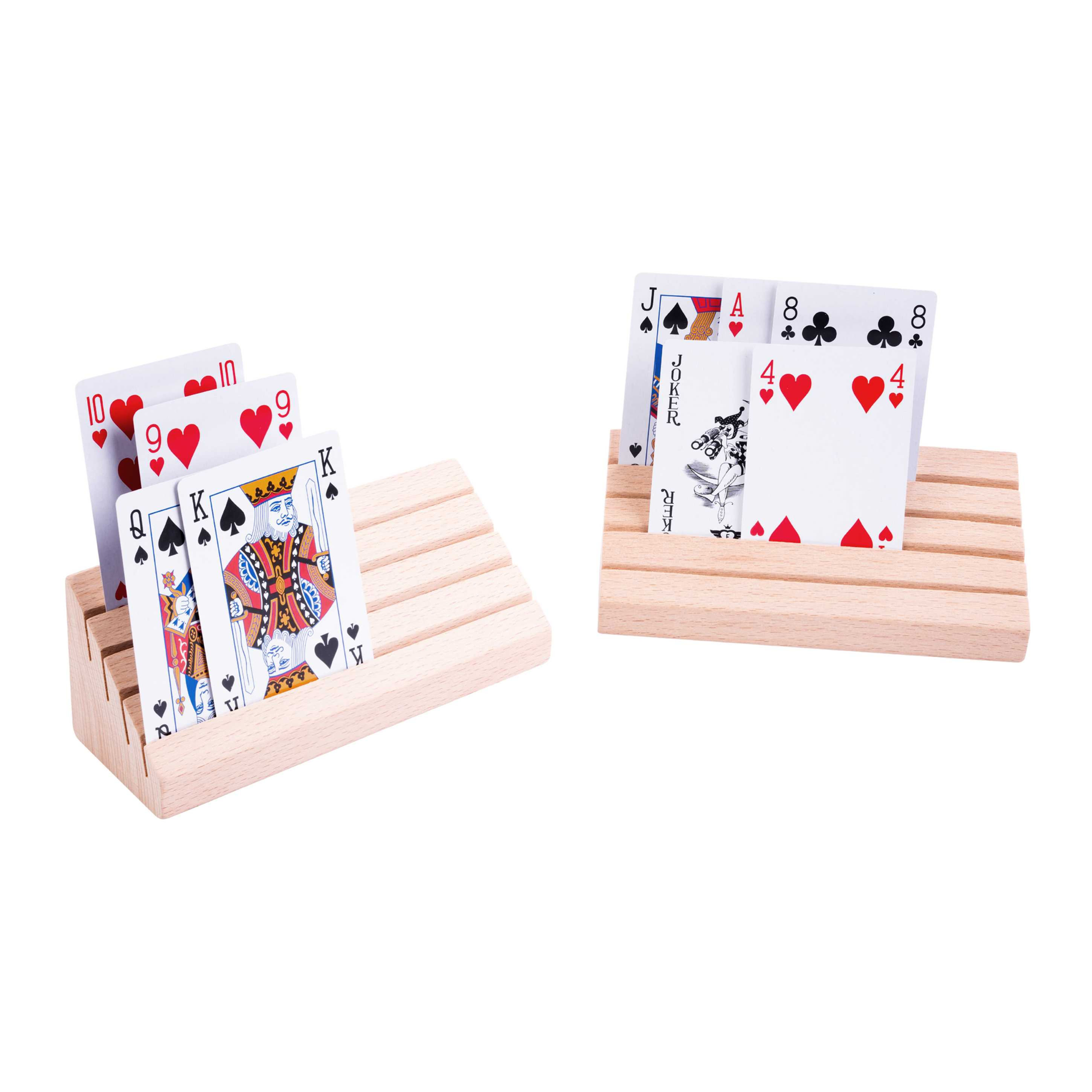 2 Sujeta cartas madera