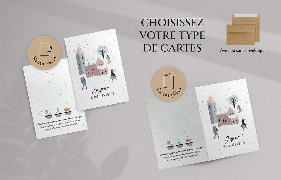 Thumbnail: Cartes de voeux à semer | Cartes écologiques