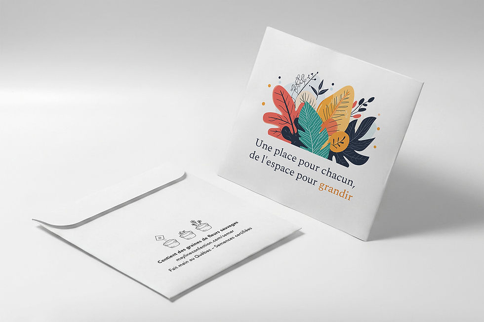 Canopée – sachet de graines entreprise à semer, fait main au Québec