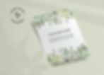 Customizable seed paper cards for your event – biodegradable seeded paper