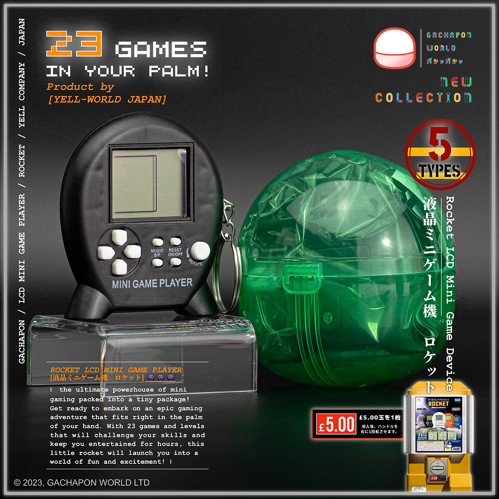 Thumbnail: Rocket LCD Mini Game Device (inc. 23 games)
