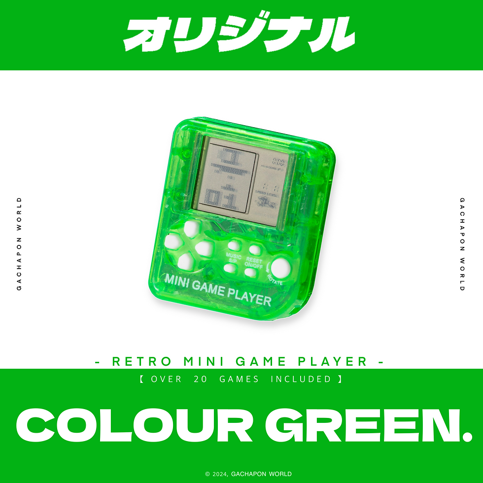 Thumbnail: Retro Mini Game Machine Gachapon (Battery Included)