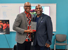 Las Vegas Chapter of the National Fellowship for Black and Latino Male Educators Honors The Library District’s Kelvin Watson with Inaugural Roses From Concrete Award 