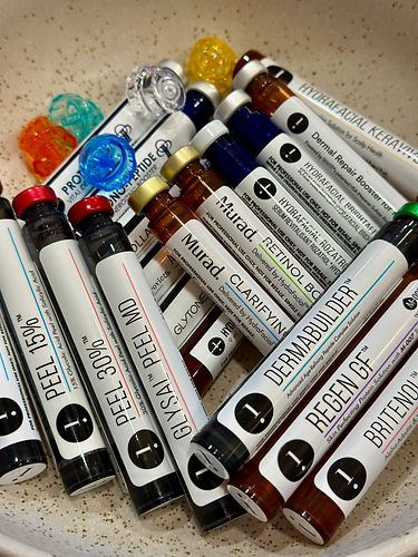 HydraFacial treatment vials
