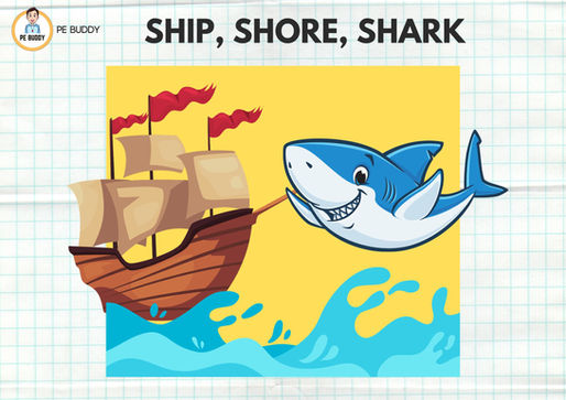 PE Activity #44 - "Ship, Shore, Shark"